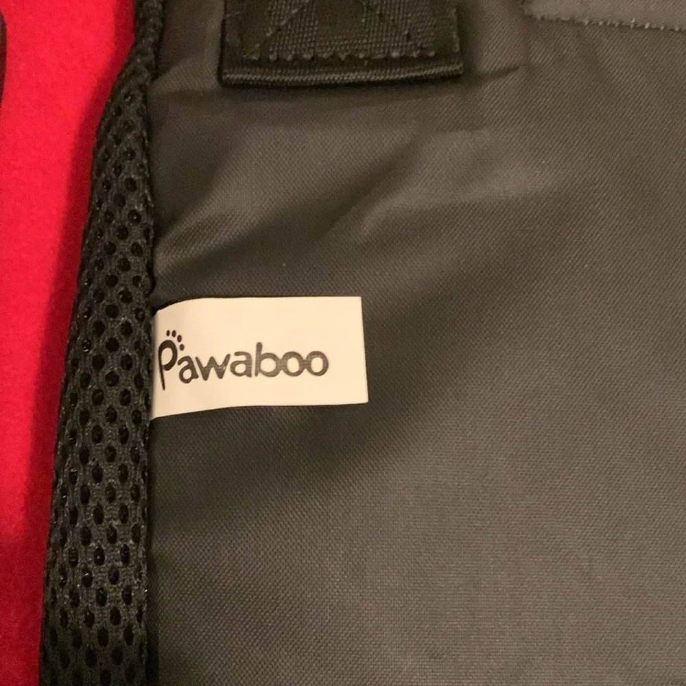 Pawaboo Black Pet Carrier with Side Zippers and Adjustable Straps